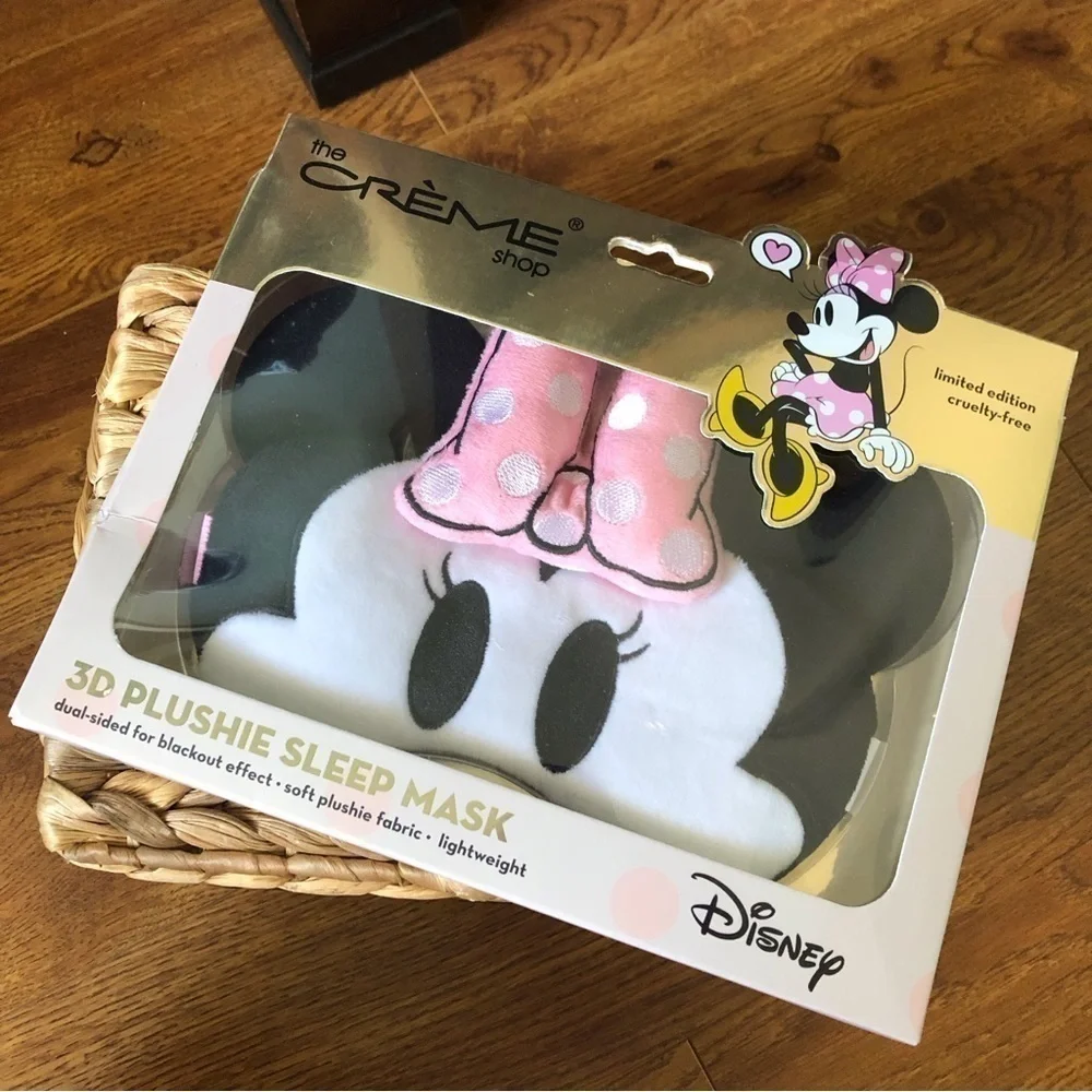 Creme Shop 3D plushie sleep mask: Disney Minnie Mouse (Limited Edition)